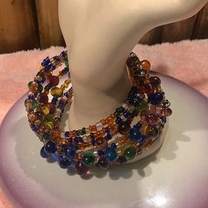 Beautiful Multicolor. Wire Bracelets O/S